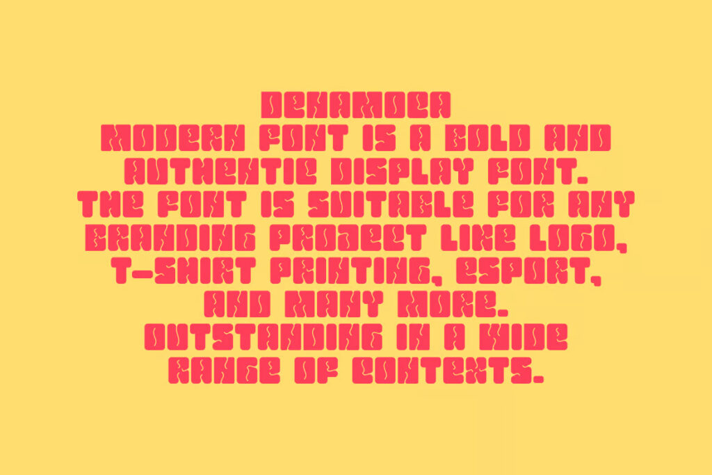 Denamoca - Groovy & Graffiti Font