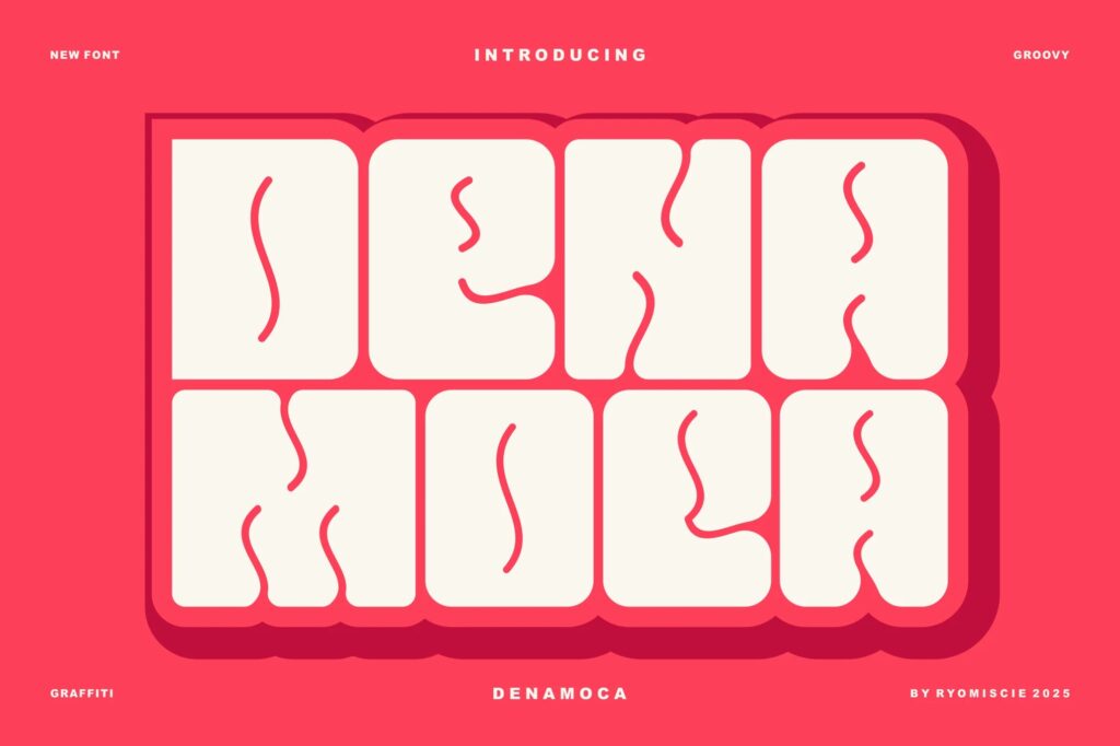 Denamoca - Groovy & Graffiti Font