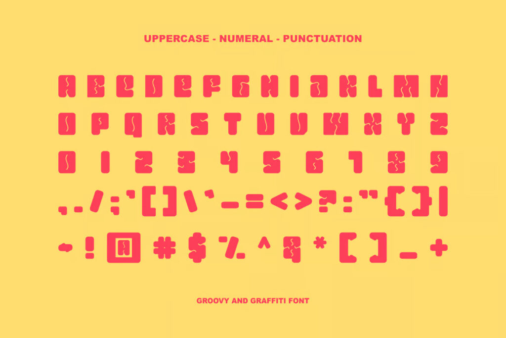 Denamoca - Groovy & Graffiti Font