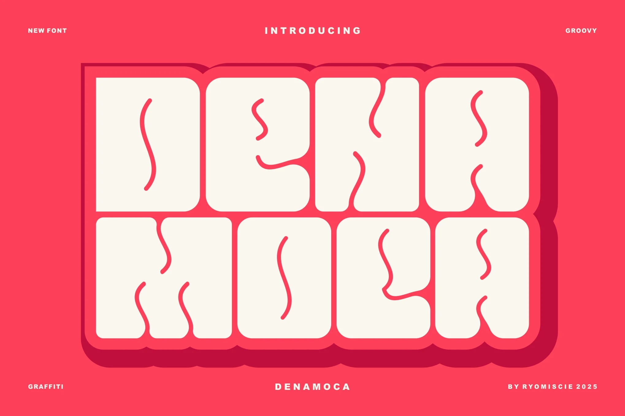 Denamoca - Groovy & Graffiti Font