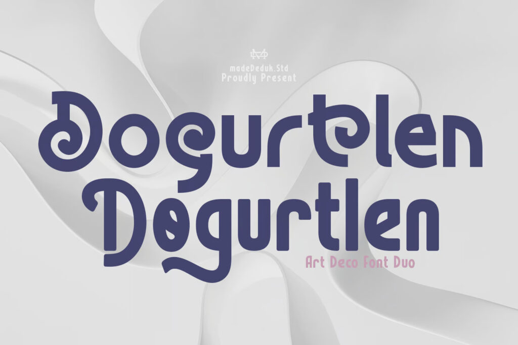 Dogurtlen Art Deco Font