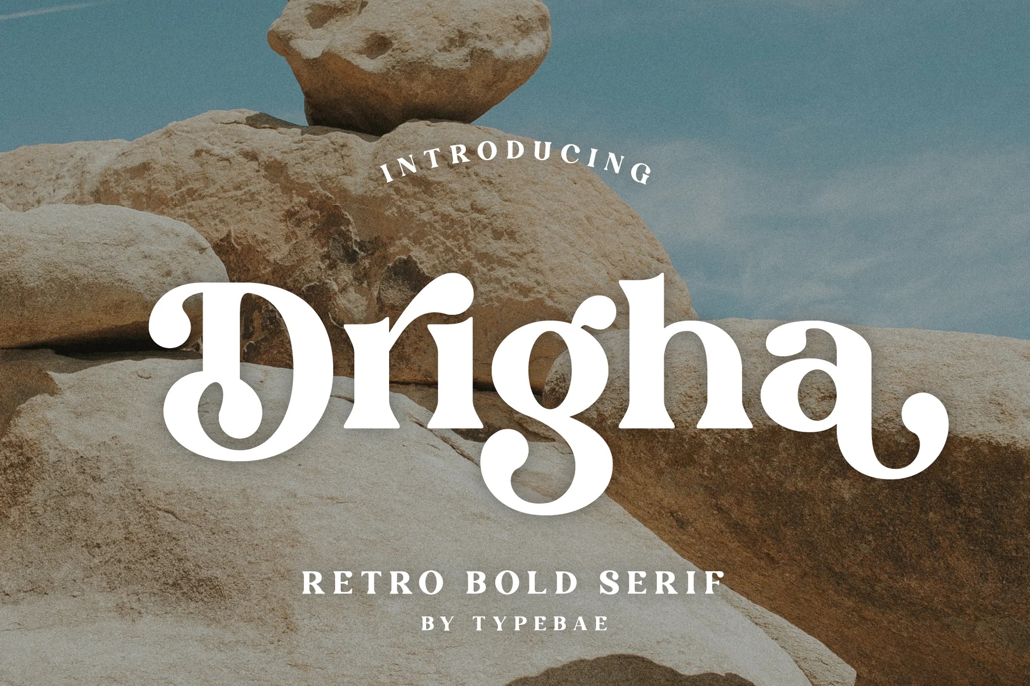 Drigha - Stylish Retro Serif Font