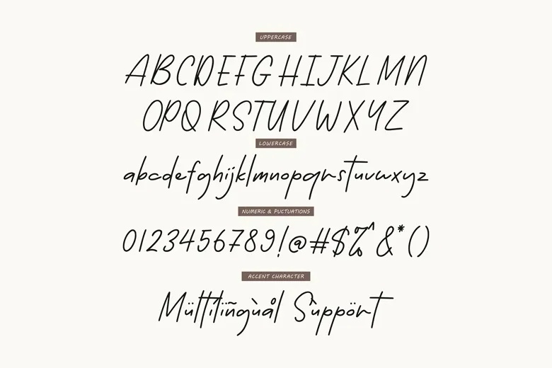 Essentials Handwriting Font