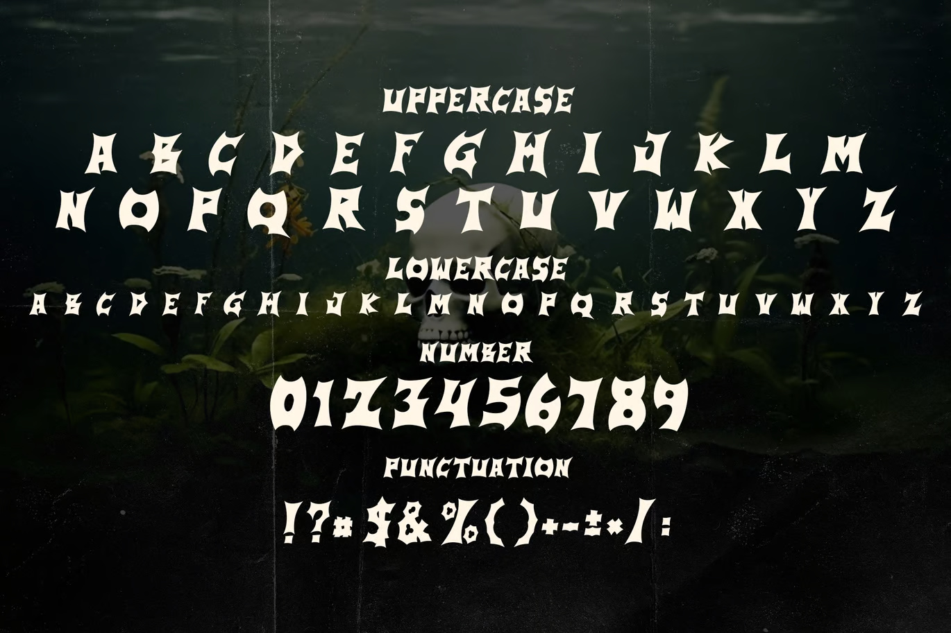 GoldFawn Metal Horror Blackletter Graffiti Font