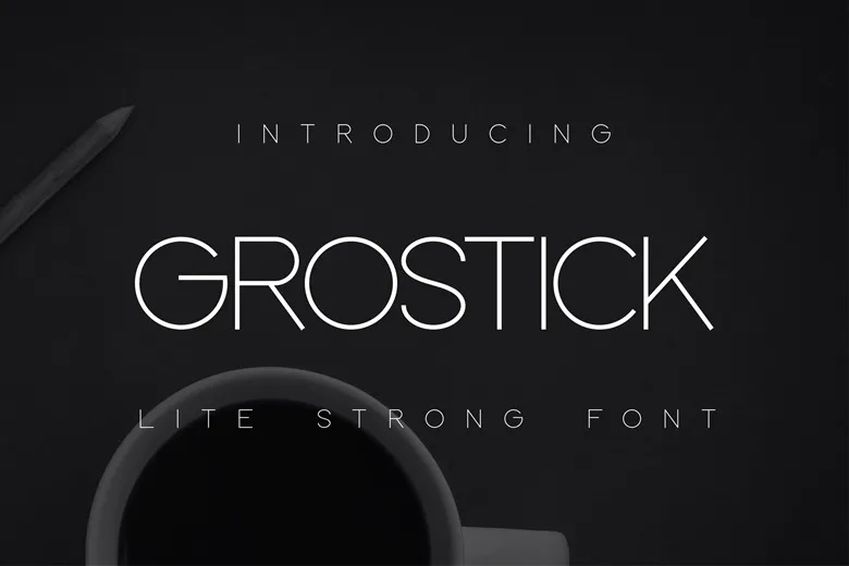 Grostick Font