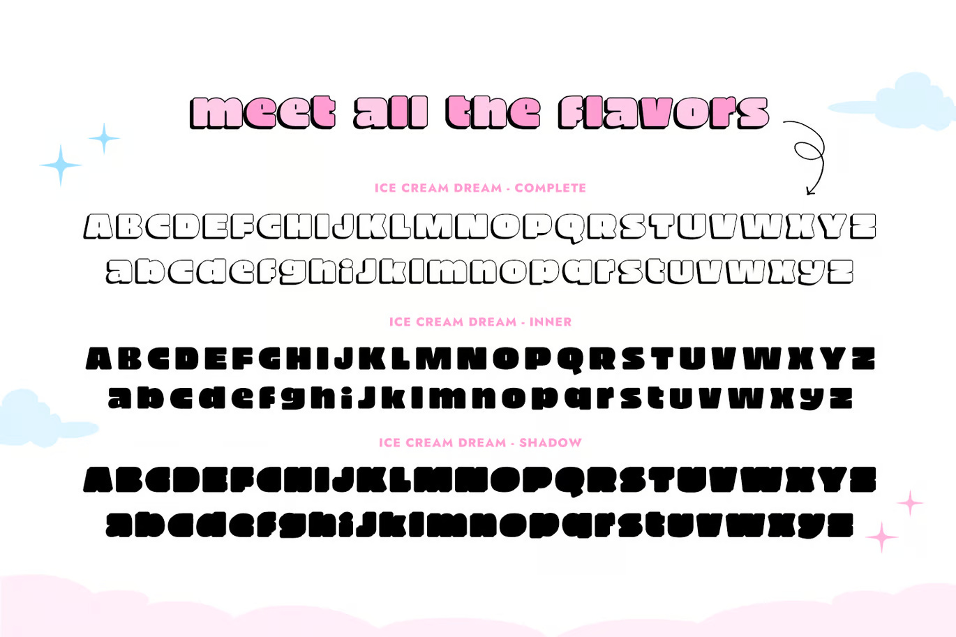Ice Cream Dream Font Family