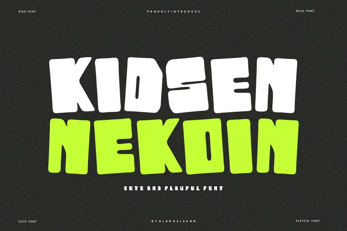 Kidsen Nekoin - Kids & Bold Font