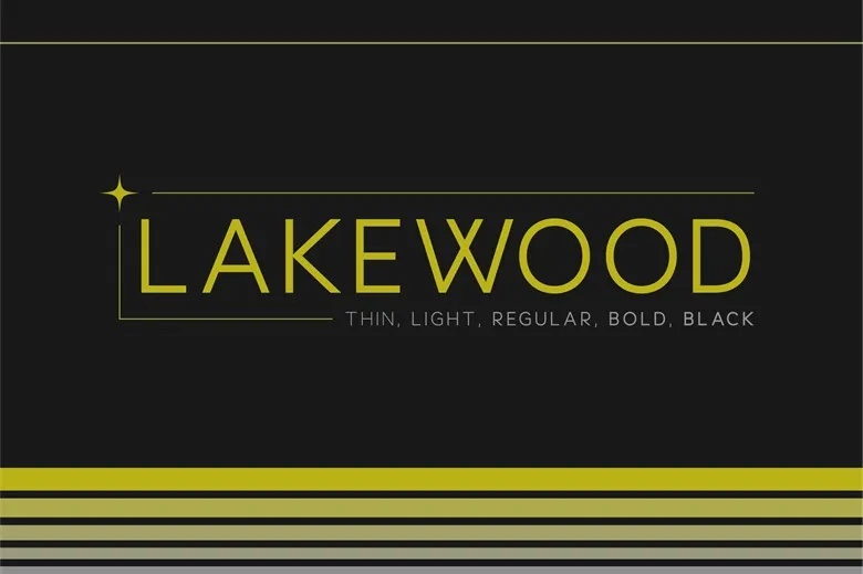 Lakewood Font Family