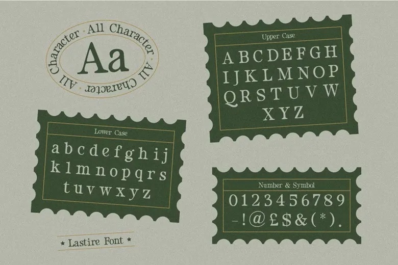 Lastire Font