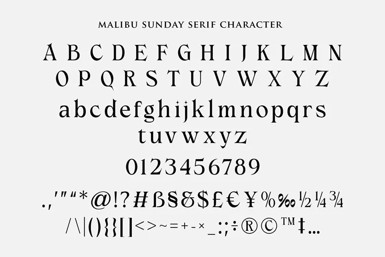 Malibu Sunday Font