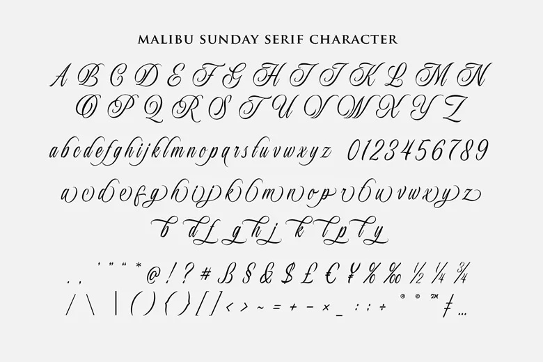 Malibu Sunday Font