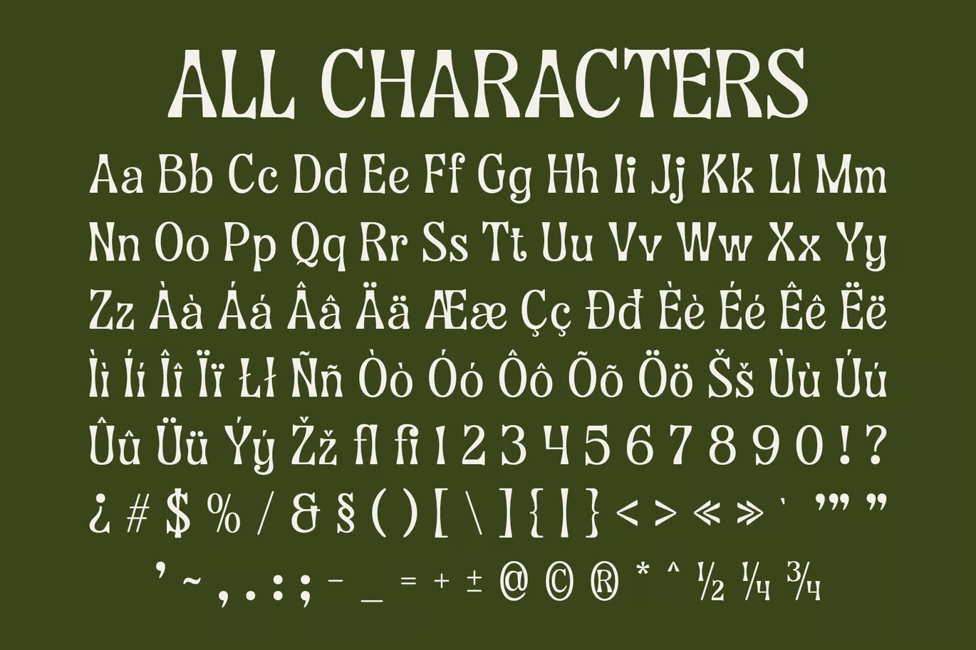 Marcia – Aesthetic Font