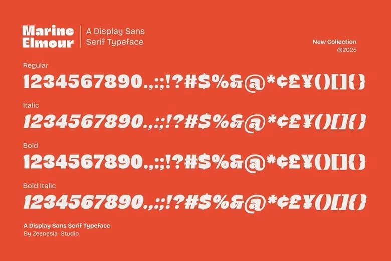 Marine Elmoure Font