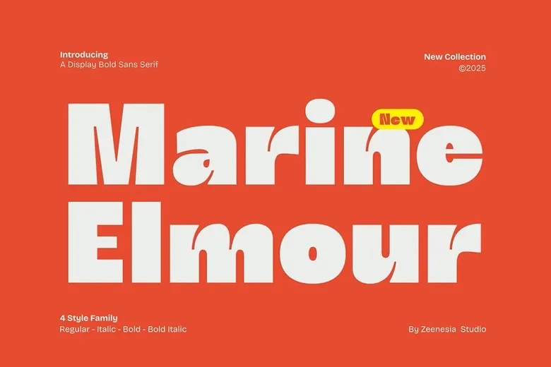 Marine Elmoure Font