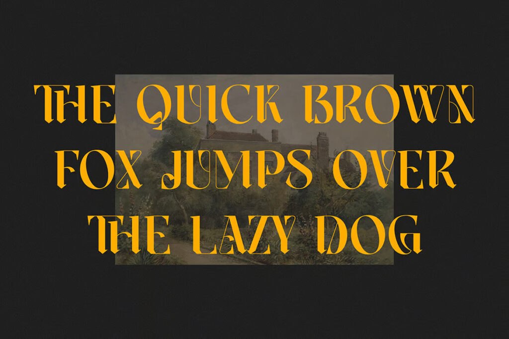 Mergasten Blackletter Serif
