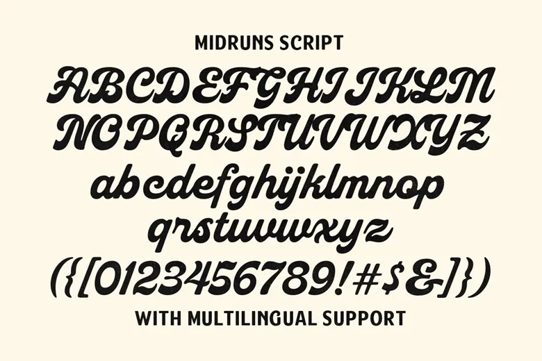 Midruns Font