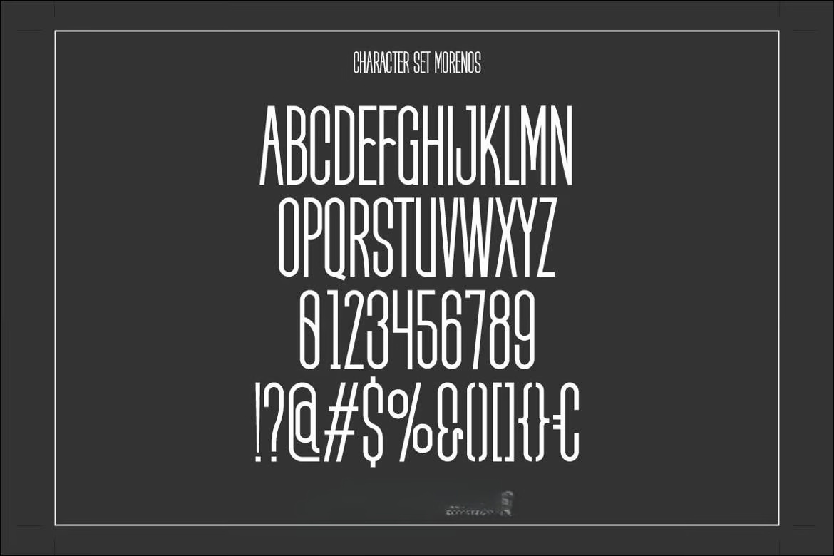 Morenos – Modern Condensed Sporty Display Font