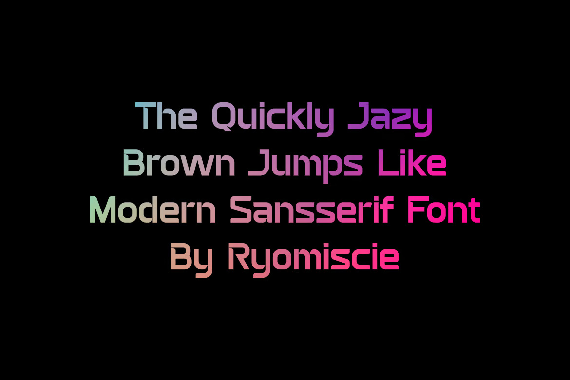 Neuback - Modern Sans Serif Font