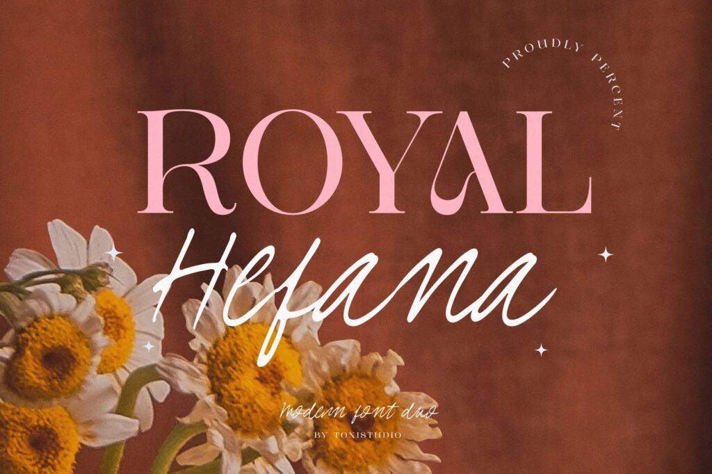 Royal Hefana - elegant font duo