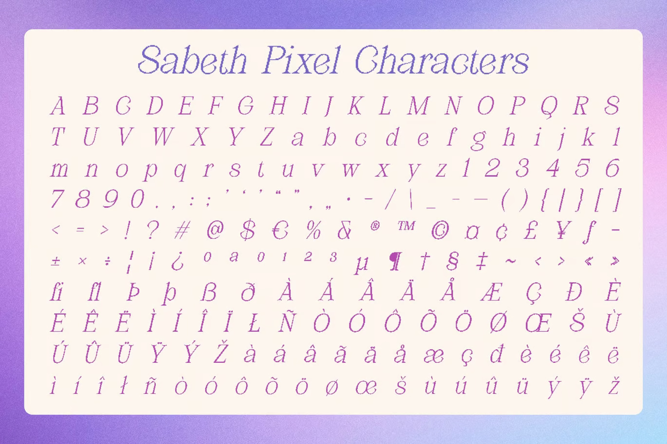 Sabeth Pixel