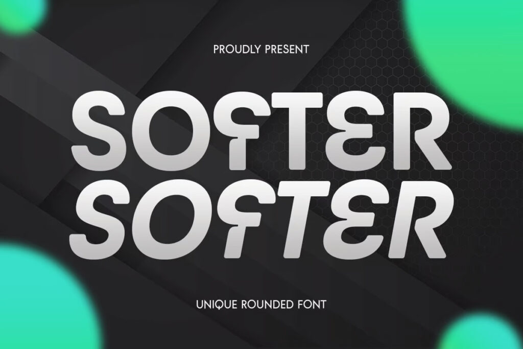 Softer - Unique Rounded Font
