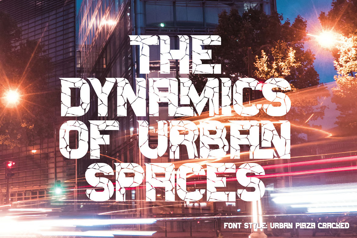 Urban Plaza Display Font