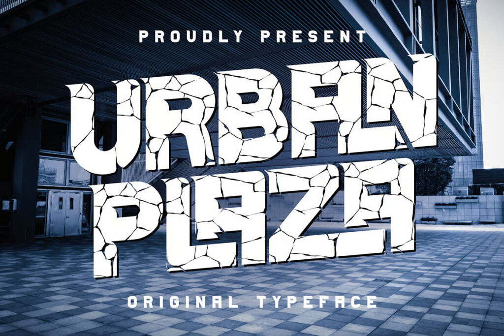 Urban Plaza Display Font