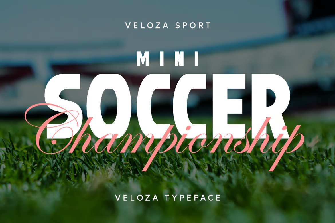 Veloza – Bold Vintage Display Sans Serif Font