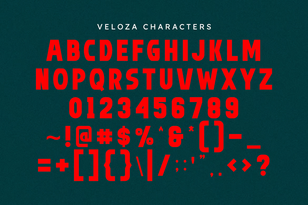 Veloza – Bold Vintage Display Sans Serif Font