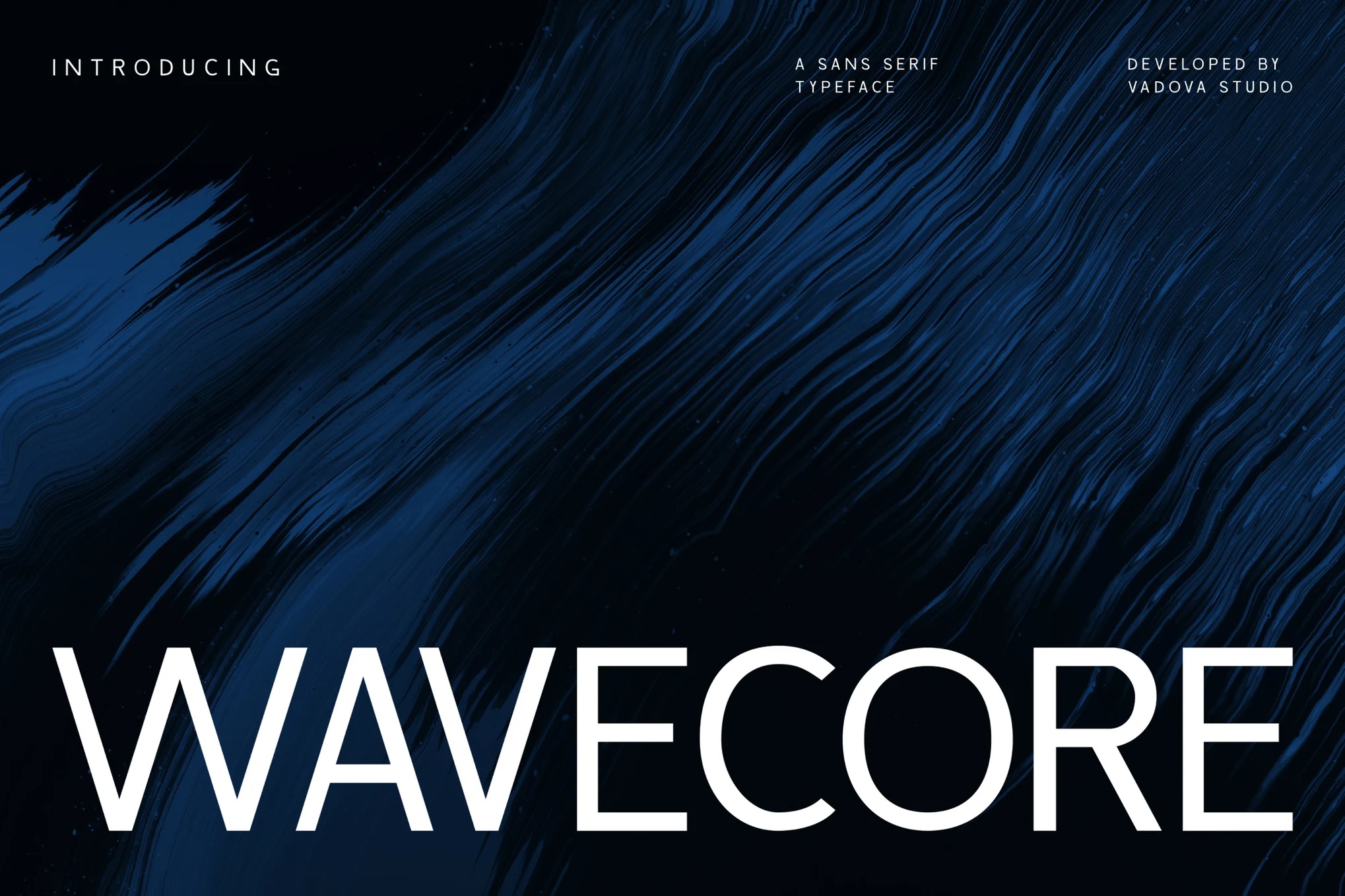 Wavecore Sans Serif Font