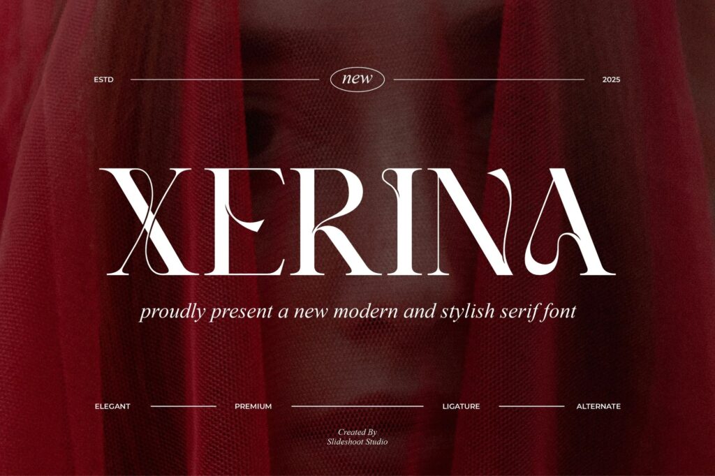 Xerina || Modern Serif Font
