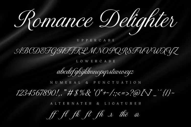 Romance Delighter Font