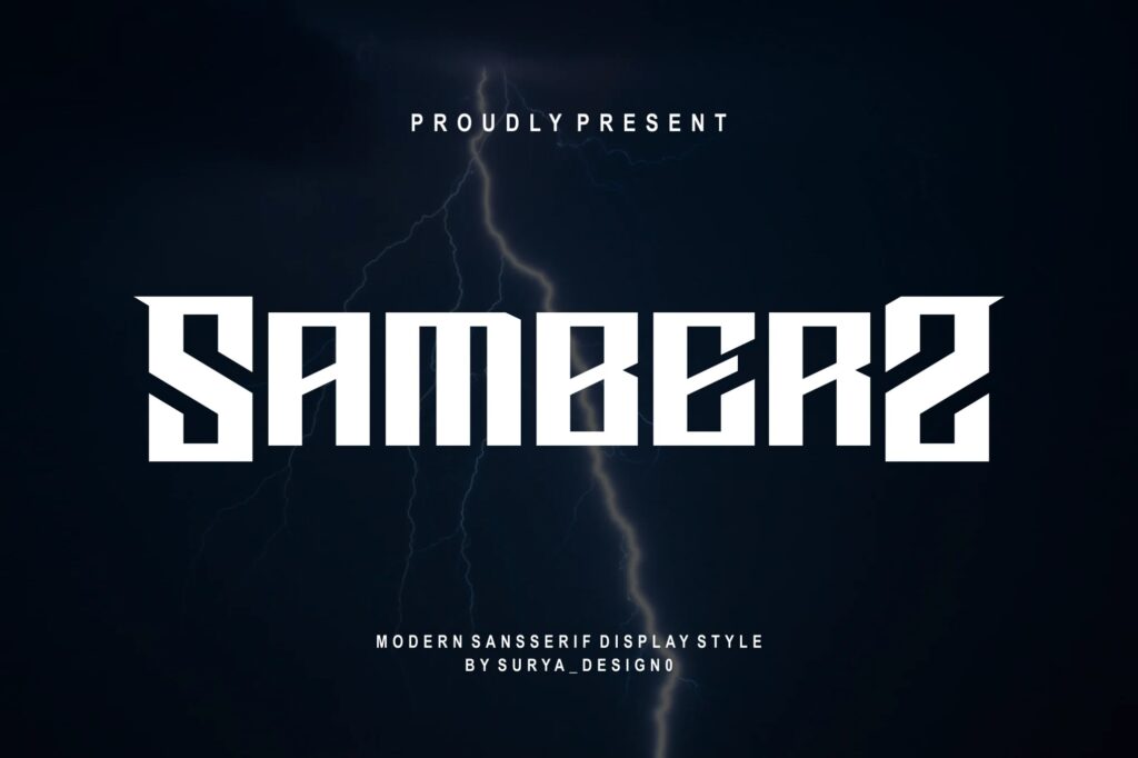 Samberz Display Font