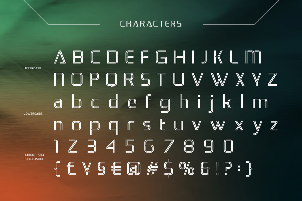 Thryon Cyberpunk Typeface Font
