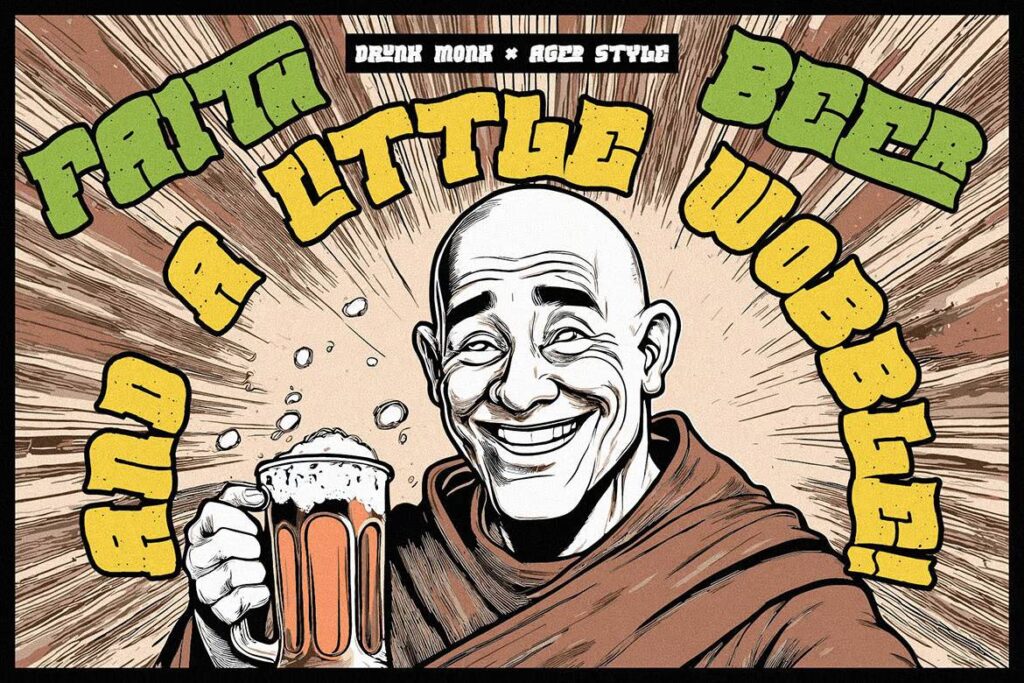Drunk Monk Font