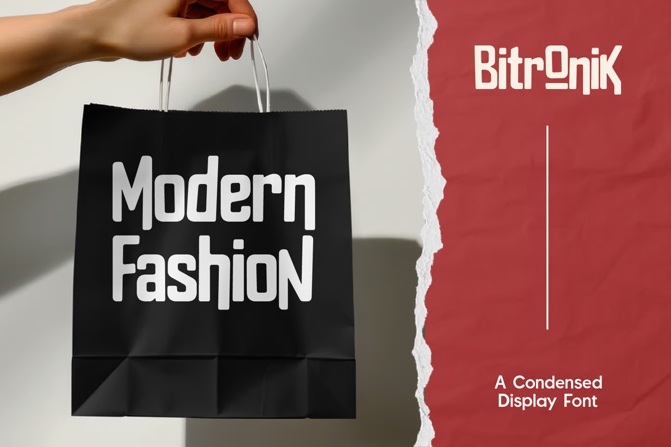 Bitronic Condensed Display Font