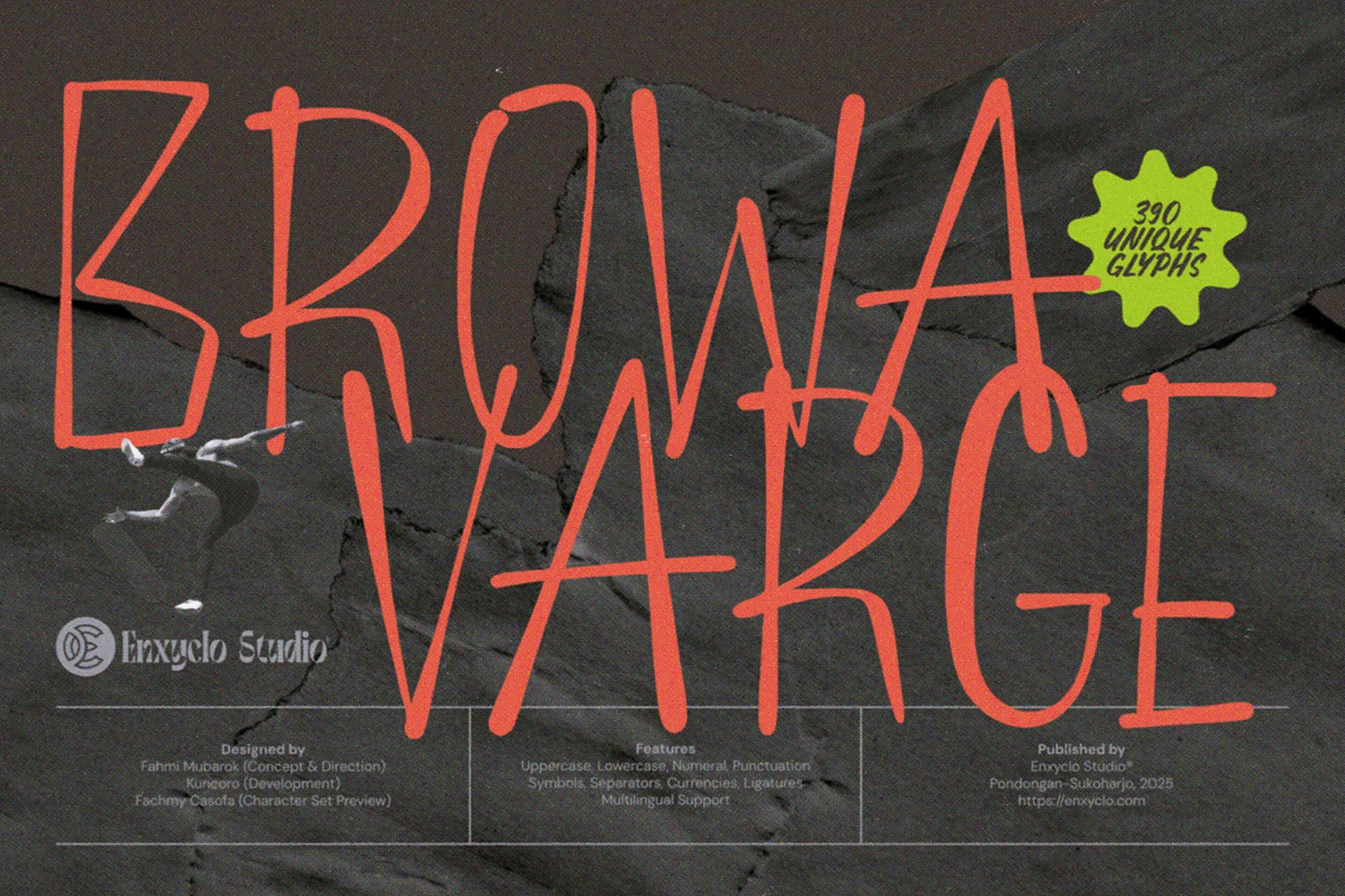 Browavarge Expressive Hand Drawn Display Font