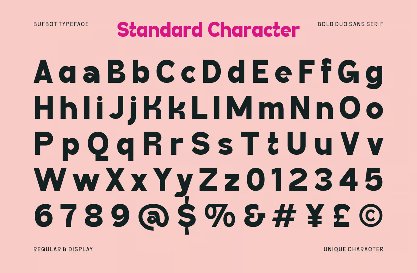 Bufbot Display Sans Font