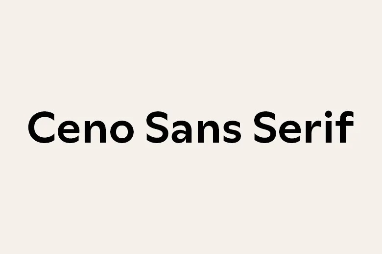 Ceno Font Family