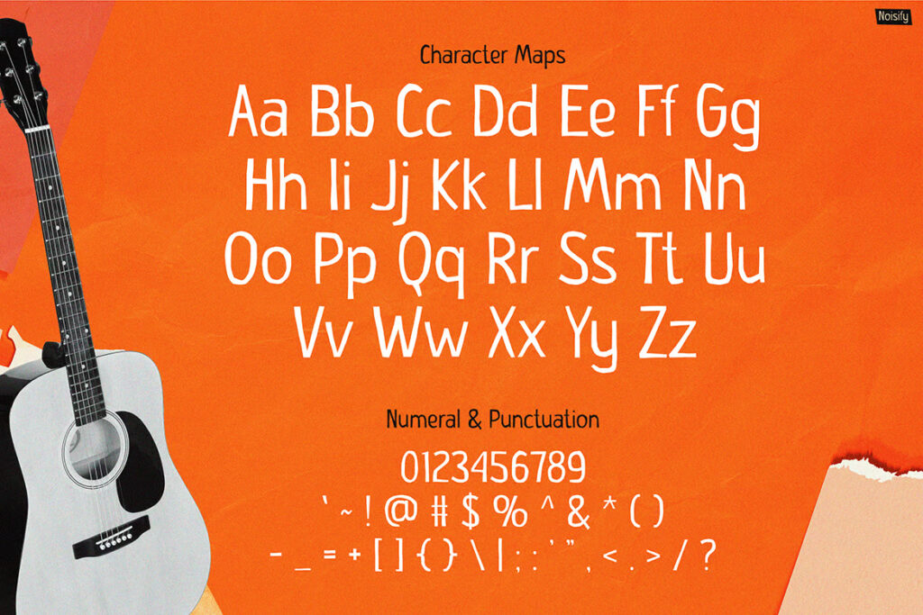Cutout Font - Noisify