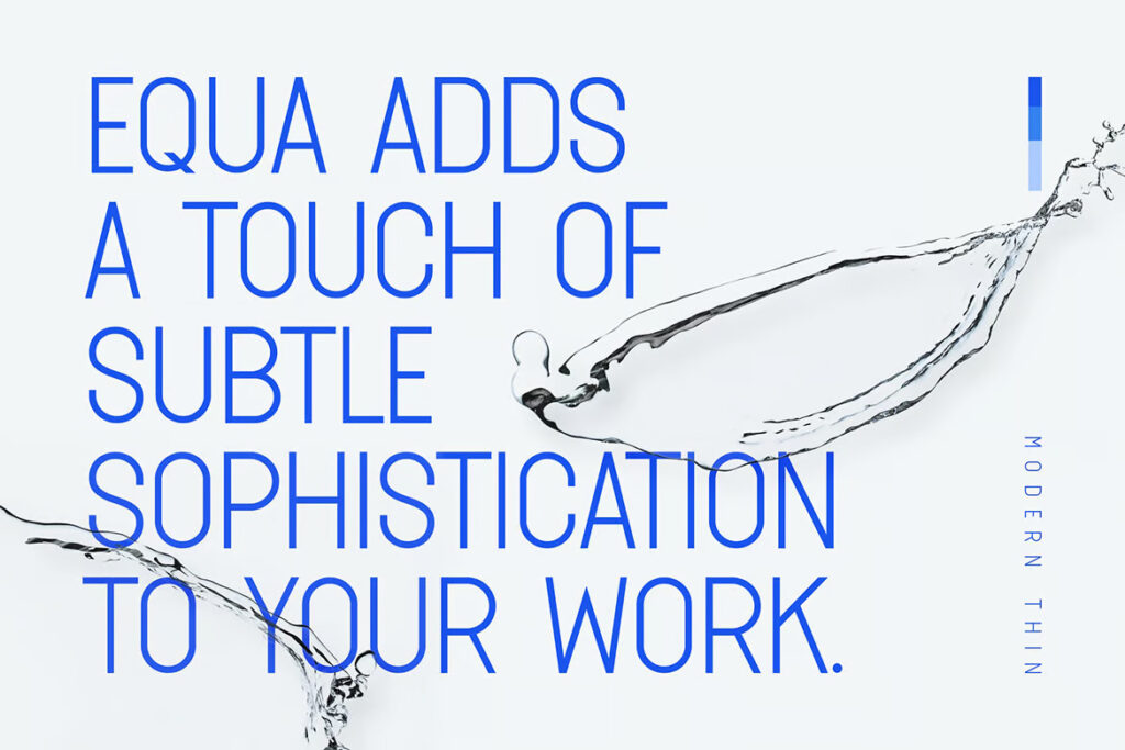 Equa Regular Font
