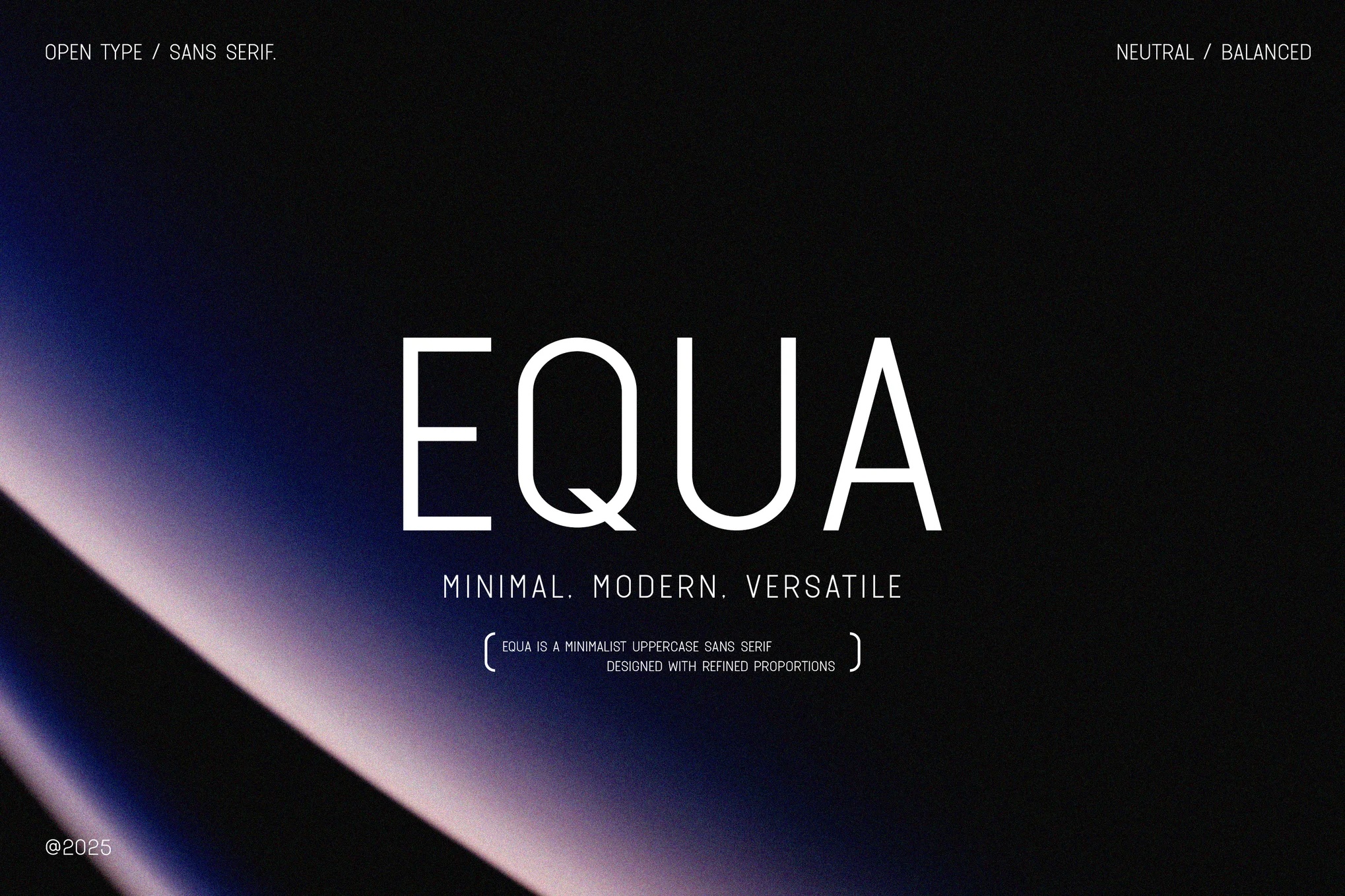 Equa Regular Font