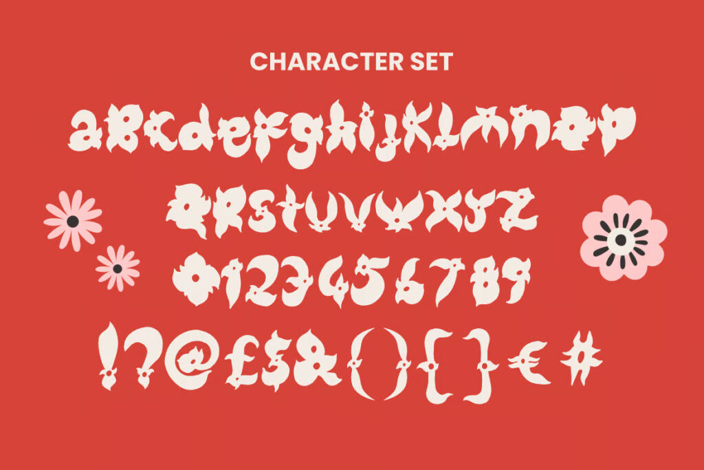 Garden Whirl Display Font