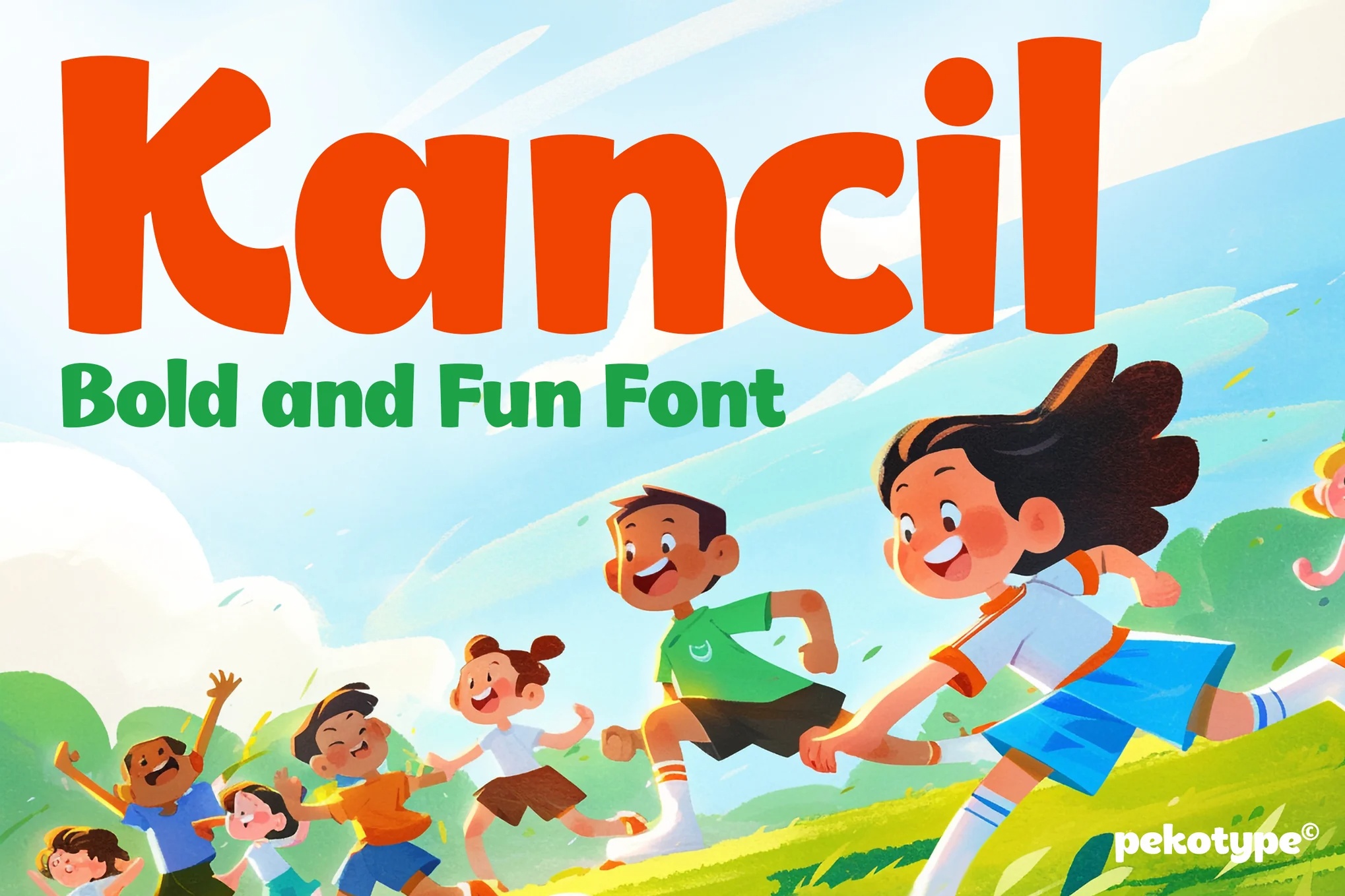 Kancil Bold and Fun Font