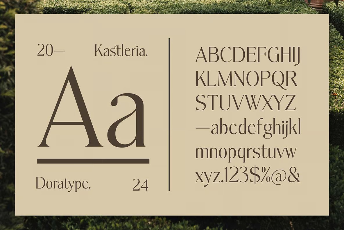 Kastleria Luxury Serif Font