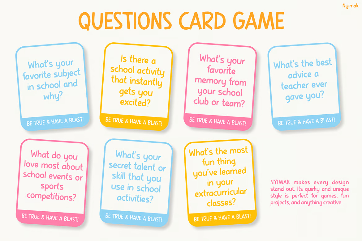 Kids Book Font - Nyimak