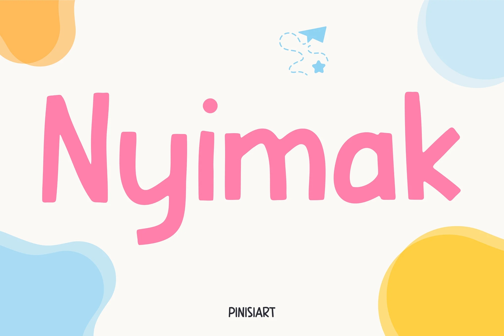 Kids Book Font - Nyimak