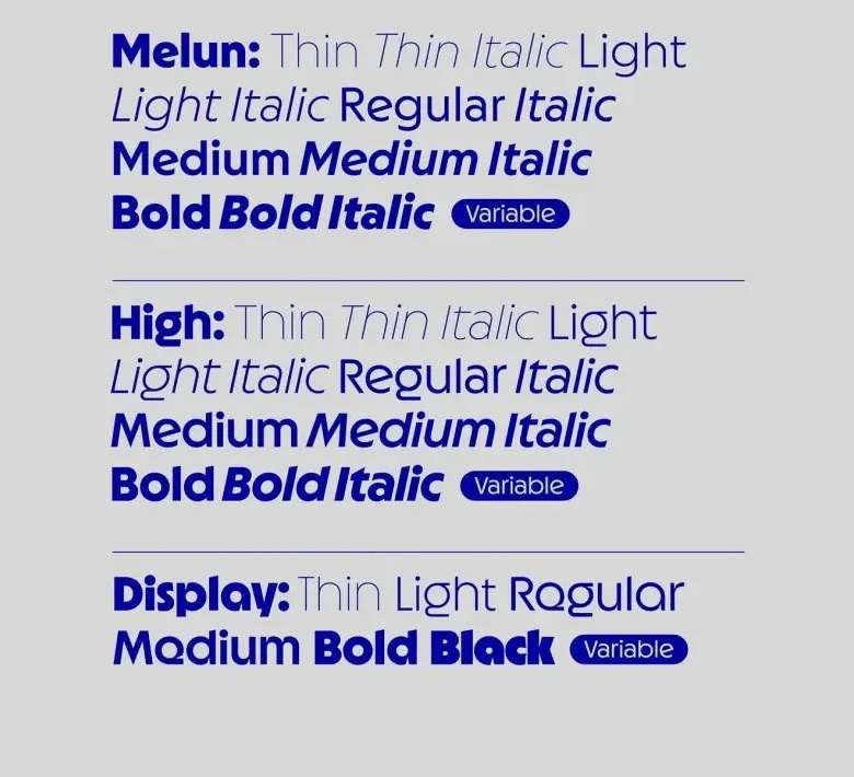 Melun Font Family