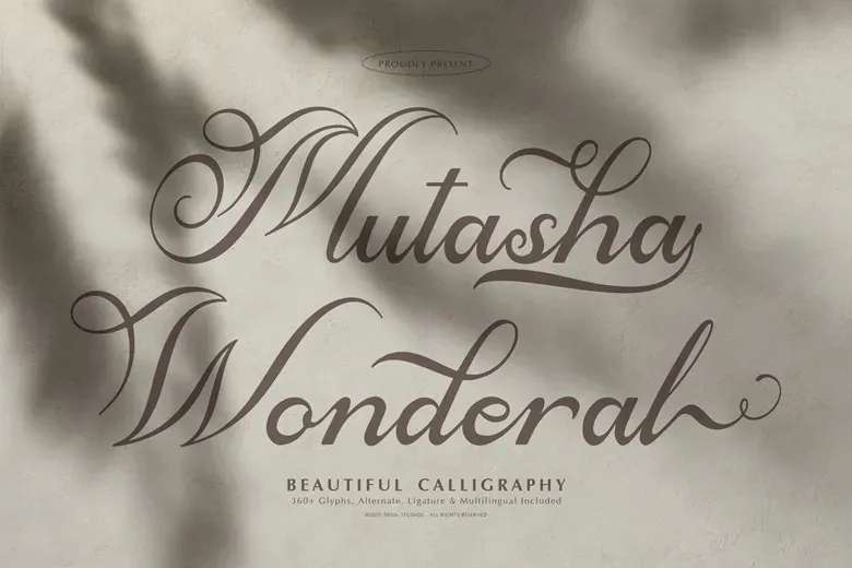 Mutasha Wonderal Font