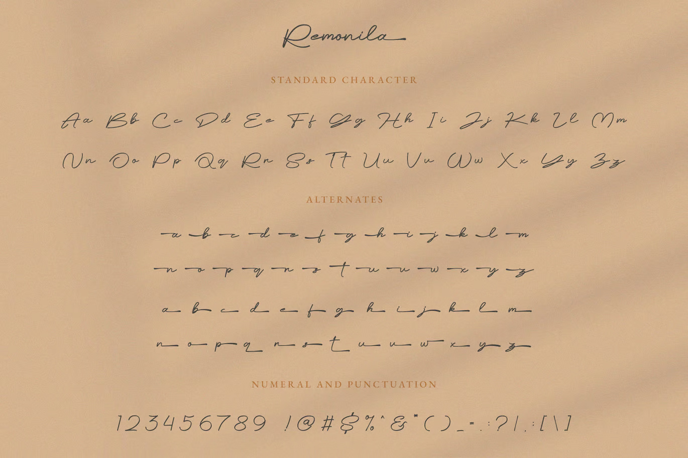 Remonila Elegant Handwritten Font
